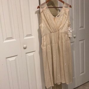 French Connection Sequined Dress w/ Pockets
